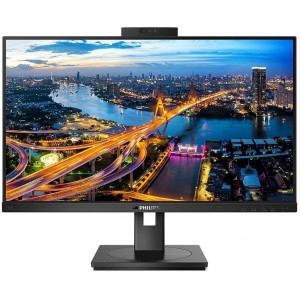 23.8" Philips 242B1H, Black (IPS 1920x1080, 4ms, 250cd, DCR 50M:1, HDMI+DVI+DP, Web-Cam,Spk,Pivot)