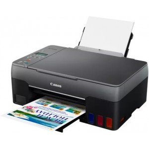 MFD CISS Canon Pixma G2460, Color Printer/Scanner/Copier, A4, Print 4800x1200dpi_2pl, ISO/IEC 24734 - 10.8 / 6.0 ipm, 64-275g/m2, LCD display_6.2cm, Rear tray: 100 sheets, USB 2.0, 4 ink tanks GI-41 PGBK, GI-41C, GI-41M,GI-41Y