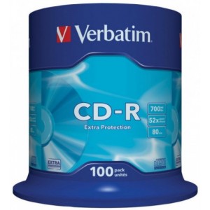 Verbatim DataLife CD-R 700MB 52X EXTRA PROTECTION SURFACE - Spindle 100pcs.
