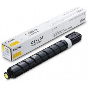 Toner for Canon IR Advance C5535/5535i/5540i/5550i/5560i  Integral, Yellow (EXV-51)