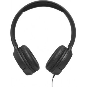 JBL TUNE 500 Black On-ear Headset with microphone, Dynamic driver 32 mm, Frequency response 20 Hz-20 kHz, 1-button remote with microphone, JBL Pure Bass sound, Tangle-free flat cable, 3.5 mm jack, Black