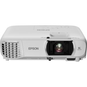 Projector Epson EH-TW750; LCD, Full HD, 3400Lum, 16000:1, 1.2x Zoom, Wi-Fi, Miracast, White 