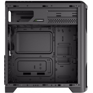 Case ATX GAMEMAX G562-RGB, w/o PSU, 1x120mm, Blue LED, 75 RGB LED Front Panel, USB3.0, Black