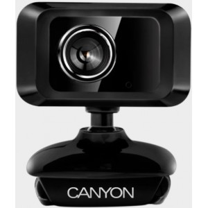 PC Camera Canyon C1, 480p/1200p (by software), Viewing angle 40°, Microphone, Black/Silver