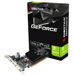 BIOSTAR GeForce GT730 4GB GDDR3, 128bit, 700/1333Mhz, 1xVGA, 1xDVI, 1xHDMI, Single fan, Low profile, Retail (VN7313TH41)