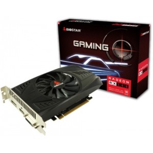BIOSTAR Gaming Radeon RX 560  /  4GB GDDR5 128Bit 1275/6000Mhz, 1xDVI-D, 1xHDMI, 1xDP, Dual Fan, 8cm Super Dual Cooling fansink, AMD XConnect and HDR Ready, DX12&Vulcan, Retail (VA5615RF41)