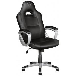 Trust Gaming Chair GXT 705 Ryon, Class 4 gas lift, Armrest with comfortable cushions, Strong wooden frame,Tilting seat with locking possibility, up to 150kg, Black
