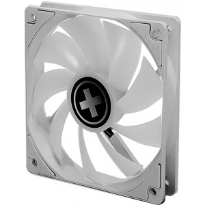 120mm Case Fan - XILENCE Performance A+ Series XPF120.W.ARGB White ARGB  LED Fan: 120x120x25mm, 500~1500rpm, <18~32.5dBa, 70CFM, PWM, hydro bearing, 4 pin + ARGB 3 Pin M/B, Black