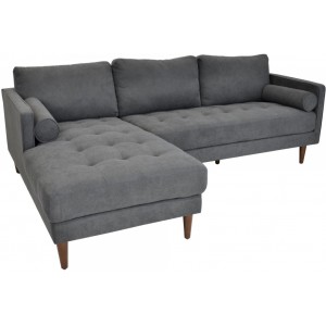 Canapea City ~Stinga Dark Grey