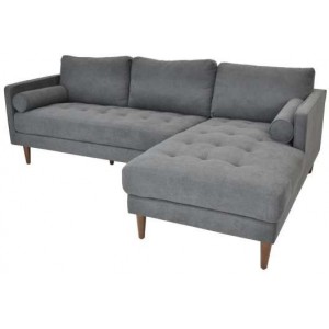 Canapea City ~Dreapta Dark Grey