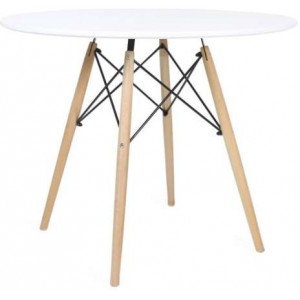 Eames masa DT-03~White~diam. 90cm