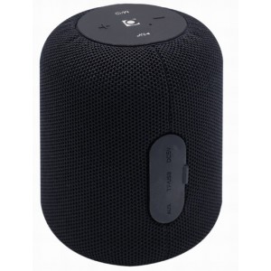 Gembird SPK-BT-15-BK, Bluetooth Portable Speaker, 5W RMS, Bluetooth v.5.1, Built-in microphone, microSD, built-in lithium battery - 1200 mAh, FM-radio: power and audio cables are anntena, Black