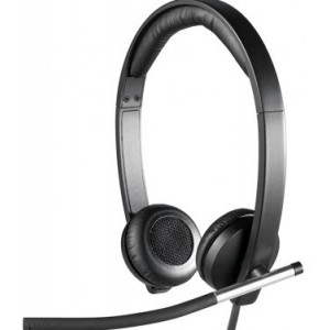 Logitech Headset  H650e Stereo, Microphone, USB, black