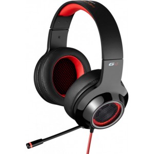 Edifier G4 Black-Red / Gaming On-ear headphones with microphone, 7.1 , Vibration for a more immersive experience, Built-in retractable microphone, RGB light, Noise isolating, Dynamic driver 40 mm, Frequency response 20 Hz-20 kHz, USB
