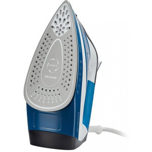 Iron Polaris PIR3033, 3000W, PRO 5 Ceramic solitplace, 450 ml water tank capacity, horizontal and vertical steam, 75/260g/min. white blue
