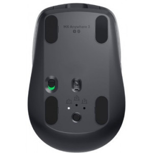 Logitech Wireless Mouse MX Anywhere 3 Graphite, 6 buttons, Bluetooth + 2.4GHz, Optical, 200-4000 dpi,Effortless multi-computer workflow pair up to 3 devices, Unifying receiver, 910-005988 (mouse/мышь)