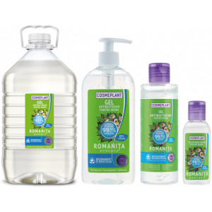 Gel Cosmeplant antibacterian p/maini Romanita 500 ml RN