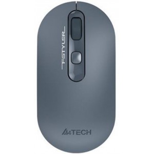 Wireless Mouse A4Tech FG20, Optical, 1000-2000 dpi, 4 buttons, Ambidextrous, 2xAAA, Ash Blue, USB