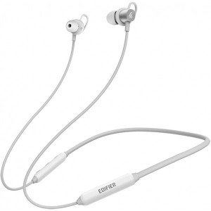 Edifier W200BT Silver / In-ear headphones with microphone, Bluetooth 5.0 chipset Qualcomm, Frequency response 20 Hz-20 kHz, 3-button remote with microphone, IPX4, 7 hours of Battery Life