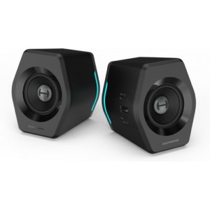 Edifier Gaming G2000 Black, 2x16W RMS, Bluetooth, 12 light effects enhance the gaming experience, Bluetooth/USB sound card/AUX input available