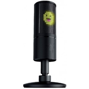 Razer MicrophoneSeiren Emote, Streaming Condenser Mic with Emoticon Displa