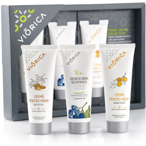 Set nr.2  3 Creme p/maini VIORICA 