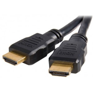 Cable HDMI - 10m - Brackton "Basic" K-HDE-SKB-1000.B, 10 m, High Speed HDMI® Cable with Ethernet, male-male, with gold plated contacts, double shielded, with dust caps