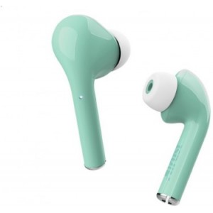 Trust Nika Touch Bluetooth Wireless TWS Earphones - Turquoise, Up to 6 hours of playtime, Manage all important functions (next/previous/pause/play/voice assistant) with a simple touch