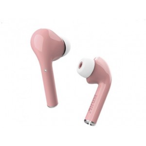 Trust Nika Touch Bluetooth Wireless TWS Earphones - Pink, Up to 6 hours of playtime, Manage all important functions (next/previous/pause/play/voice assistant) with a simple touch