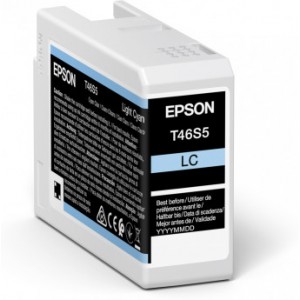 Ink Cartridge Epson T46S5 UltraChrome PRO 10 Ink, Light Cyan, C13T46S500