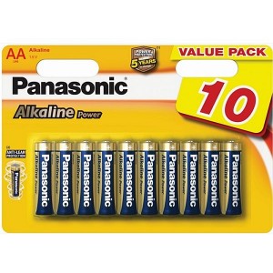 Panasonic "ALKALINE Power" AA, Blister*10, Alkaline, LR6REB/10BW 