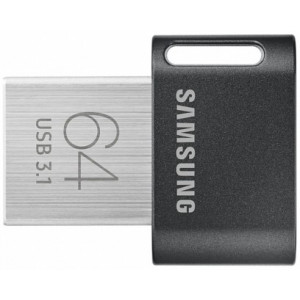 64GB USB3.1  Samsung Fit Plus, Space Gray, Ultra-small (Up to: Read 200 MByte/s)