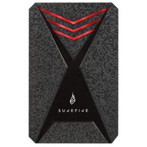 2.5" External SSD 512GB Surefire GX3 Gaming SSD (by Verbatim), USB 3.2 Gen 1, Black/Red, Includes USB-C Adapter, Ultra-small and lightweight SSD, Stylish black design with a 3D surface, Nero Backup Software