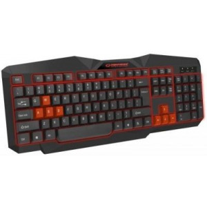 Keyboard Esperanza TIRONS  EGK201B Red - US Layout / Gaming, Illuminated