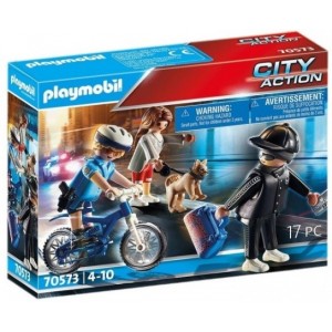 Игровой набор Playmobil Police Bicycle with Thief (PM70573)