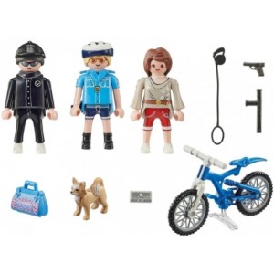 Игровой набор Playmobil Police Bicycle with Thief (PM70573)