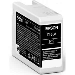 Ink Cartridge Epson T46S1 UltraChrome PRO 10 Ink, Photo Black, C13T46S100