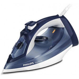 Iron Philips GC2994/20, 2400W,  SteamGlide, 320ml water tank capacity, horizontal and vertical steam,  40/150g, blue 