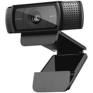 Logitech Business HD C920e Webcam, Full HD 1080p video calls, Microphone stereo, dual omni-directional, H.264 video standard, Diagonal field of view (dFoV): 78°,  Autofocus, USB 2.0