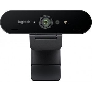 Logitech BRIO Stream 4K Ultra HD, Premium 4K Ultra HD 2160p/30fps with HDR, Diagonal Field of View 65°/78°/90°, Zoom Up to 5x, Autofocus, RightLight 3, 2 omni-directional mics, USB-A plug-and-Play supports USB-C, 2.2 m, black