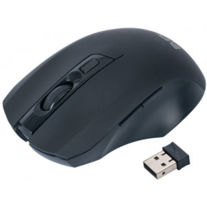 Wireless Mouse SVEN RX-350, Optical, 600-1400 dpi, 6 buttons, Soft Touch, 2xAAA, Black