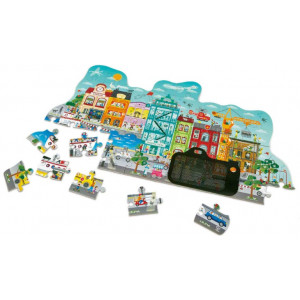 HAPE-ANIMATED CITY PUZZLE E1629A