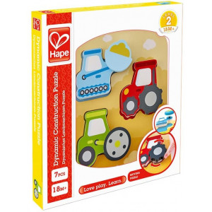 HAPE-DYNAMIC CONSTRUCTION PUZZLE E1608A