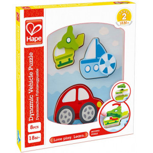 HAPE-DYNAMIC VEHICLE PUZZLE E1607A