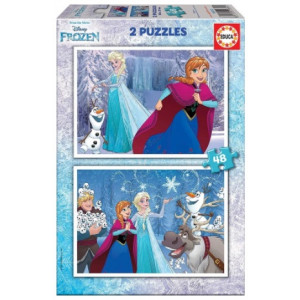 Пазл Educa 2x48 Frozen