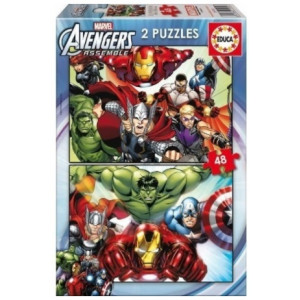 Пазл Educa 2x48 Avengers