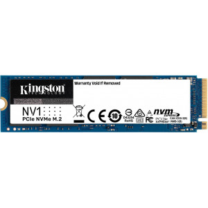 .M.2 NVMe SSD   500GB Kingston  NV1 [PCIe 3.0 x4, R/W:2100/1700MB/s, 120TBW, 3D-NAND TLC] 