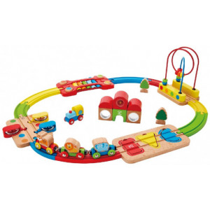 HAPE-RAINBOW PUZZLE RAILWAY E3826A