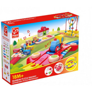HAPE-RAINBOW PUZZLE RAILWAY E3826A