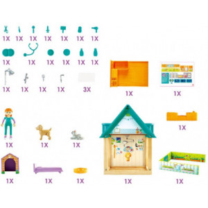 HAPE-FURRY FRIEND VET SET E3408A